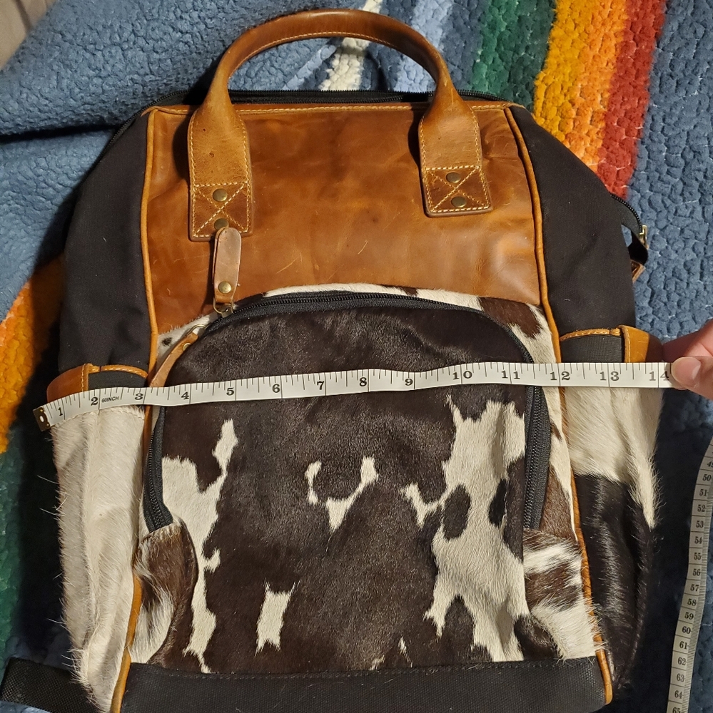 Cowhide Backpack - image 5